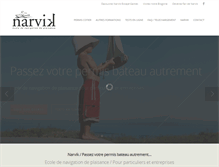 Tablet Screenshot of narvik-france.com